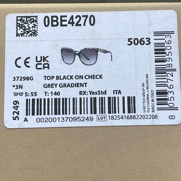 New Burberry Sunglasses - Picture 10 of 13
